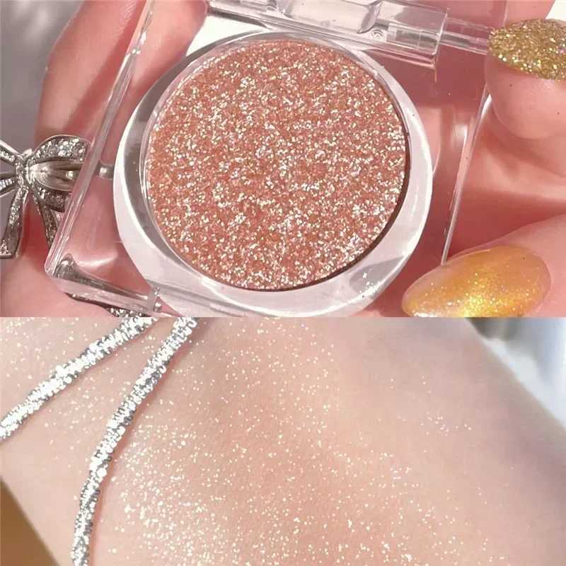1Pc Diamond Glitter Eyeshadow Shiny Shimmer White Brown with Flash Eye Shadow Palette Long Lasting Makeup Cosmetics W250722