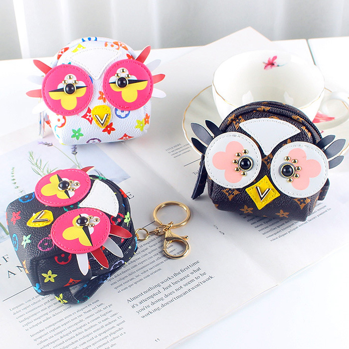 Bag Charms Mini Backpack Keychain Coin Purse - Korean Kawaii Zipper Wallet for Girls, Tiny Cute Bag Charm