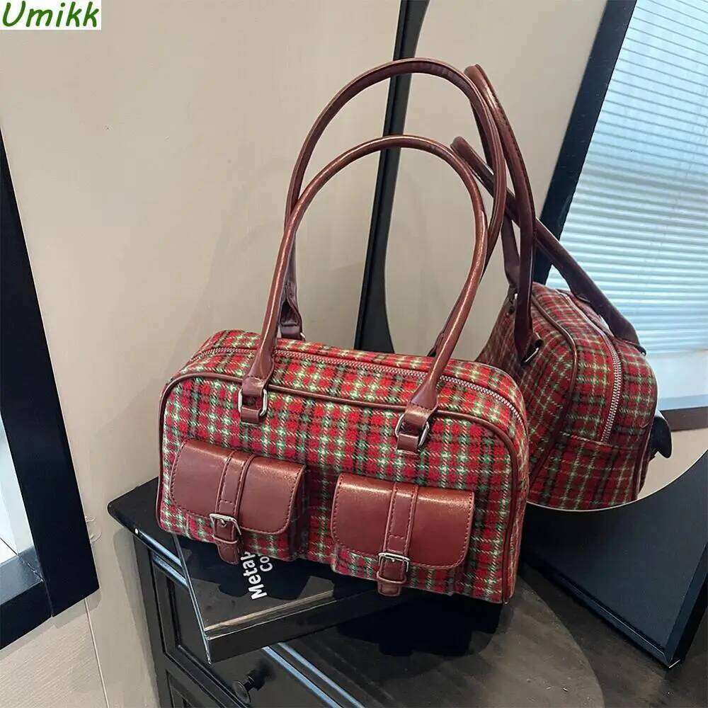 Hot Sale Women's Korean Trendy Underarm Multi-Pockets Women Handbag Retro Shoulder Bag Large Capacity Commuter Tote Bags