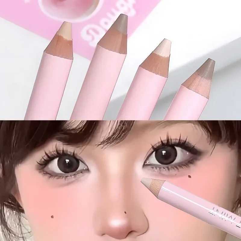 Double Ended Highlighting Contouring Stick 2-in-1 Highlight and Shadow Pen Face Gray Brown 3D Nose Shadow Bronzers Makeup Pencil W250722