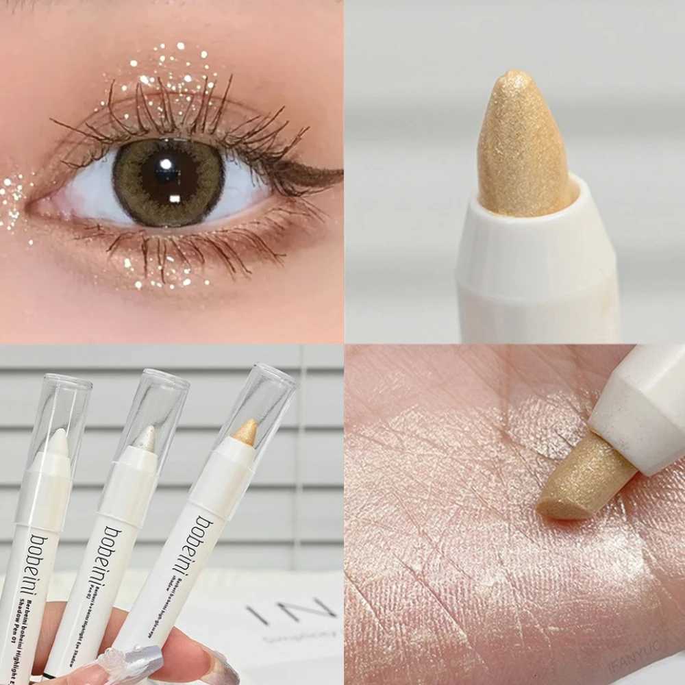 Eye Makeup Highlighter Pencil Under Eye Brightener Pencil Dual-End Eye Shadow Stick Smudge-Proof Eye Makeup Face Contouring W250722