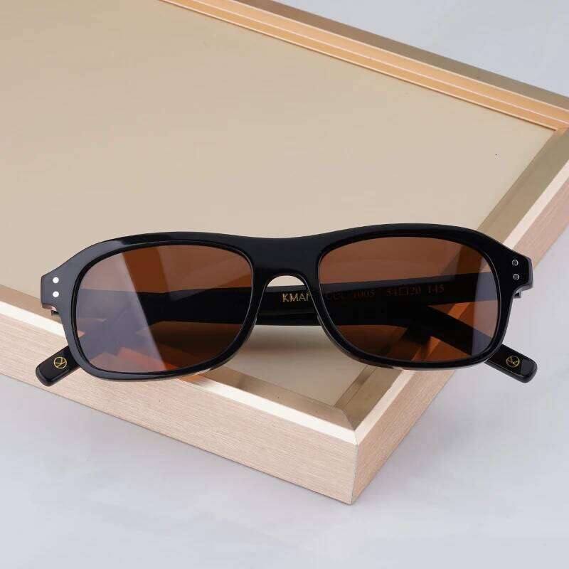 High Quality Sunglasses Frames with Case Retro Handmade Acetate Retangle Eyewear For Men Kingsman Tortoise Glasses