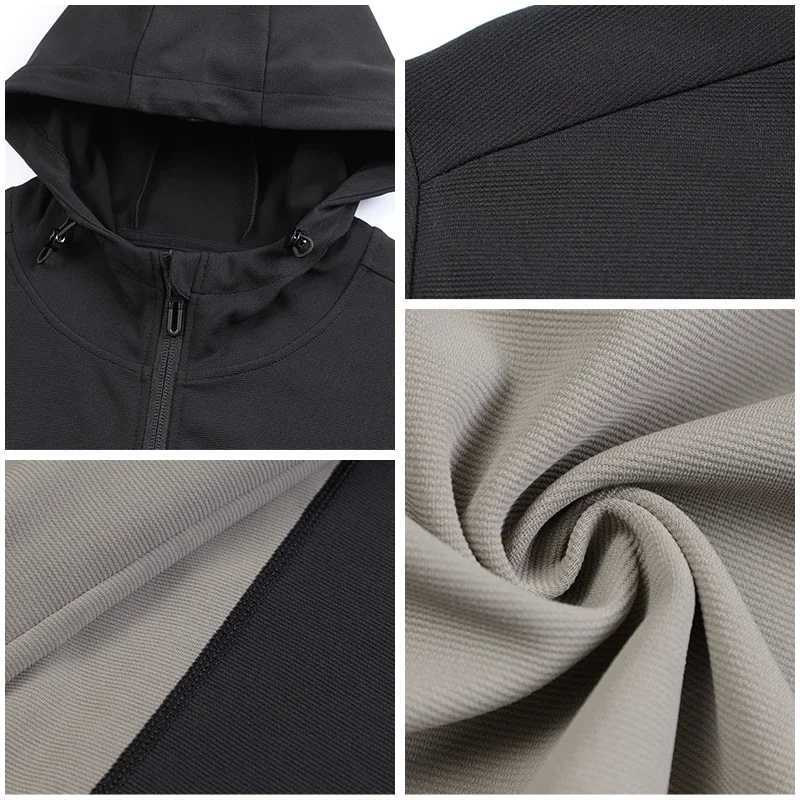 Mens Sport Hoodies Jacket Gym Fitness Muscle Tracksuits Sportswear Workout Athletic Pullovers Training Running Sweatshirts B95 W250722