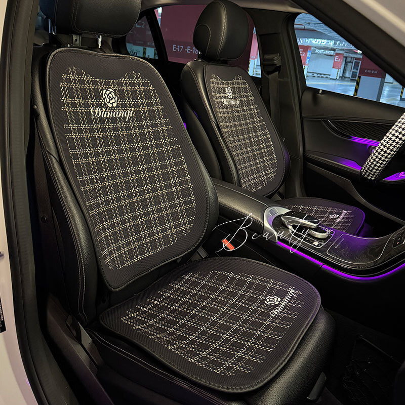Car All Seasons Universal Goddess Internet Celebrity Half Pack Cushion Seat Cover for Women Summer High-end Light