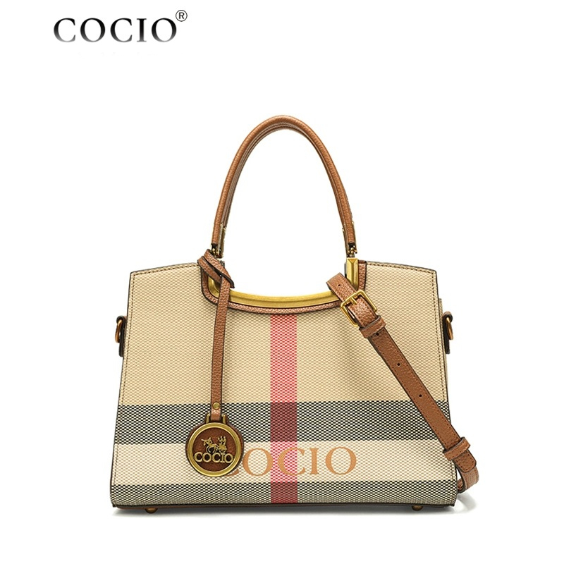 COCIO designer shoulder bag New high-quality hot crocodile patterned luxury vintage leather crossbody bag