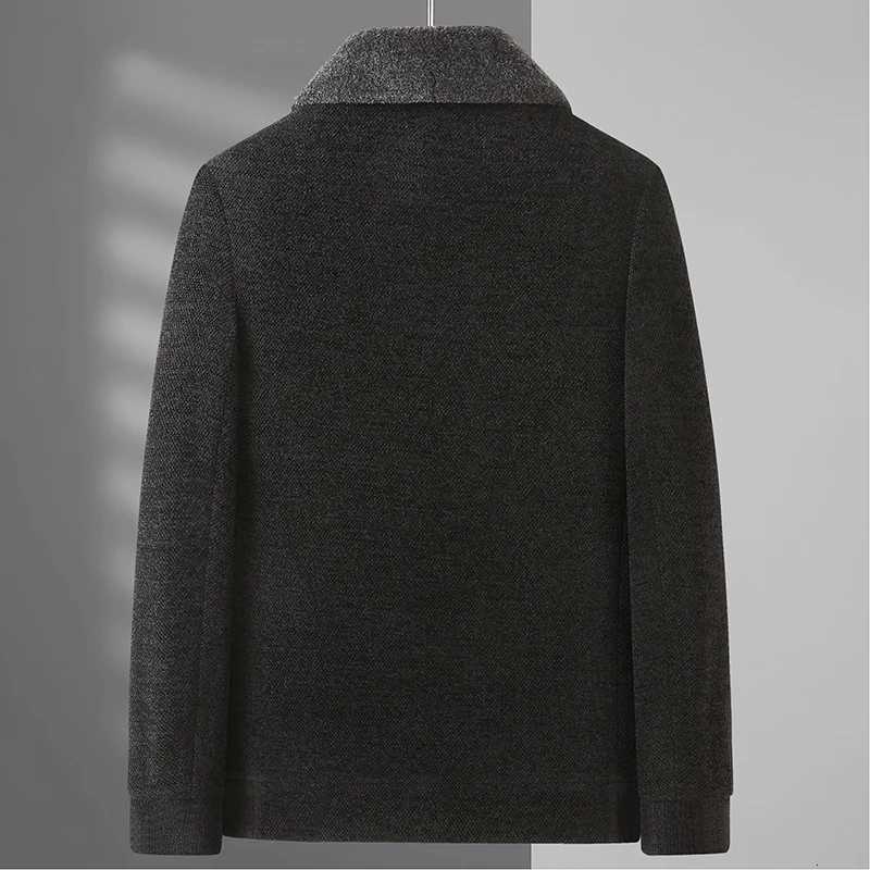 Mens Fleece Coat Windproof Warm Wear Resistant Fashion Casual High-quality Fabric Crisp Comfortable Skin-friendly Breathable W250722