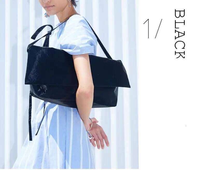 Large Capacity Handbag Oil Leather Big Shoulder Bag Crossbody Bags For Women High Quality Black bolsas de mujer purse
