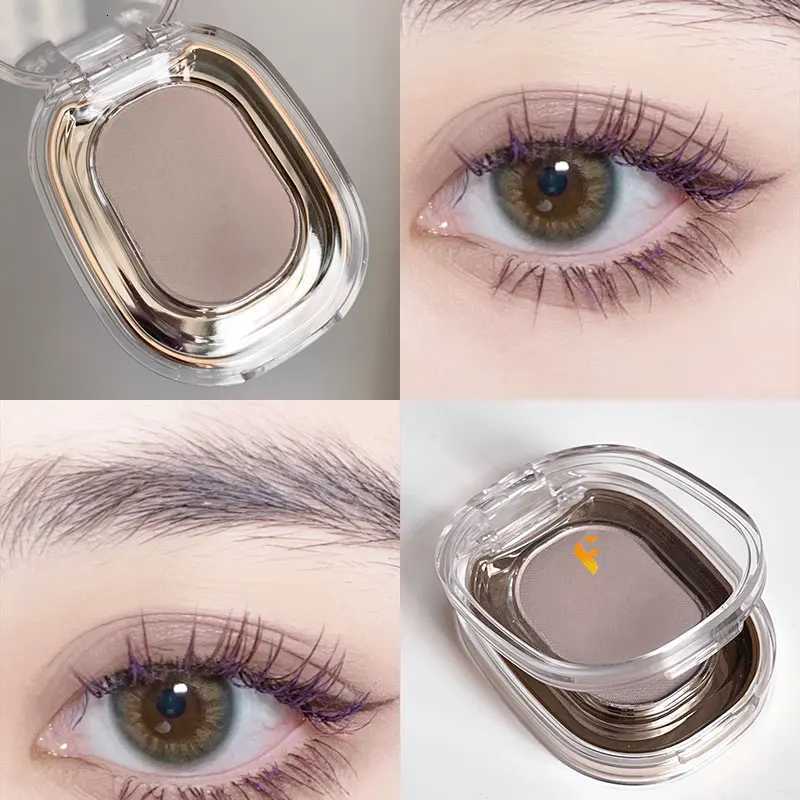 Rose Brown Monochrome Eyeshadow Palette 9 Colors Matte Gray Glitter Shadow Contouring Powder Pigment Eye Primer Beauty Makeup W250722