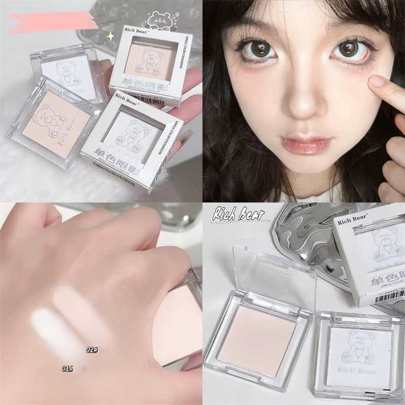 White Jade Color Eyeshadow Matte High Gloss Eyeshadow Makeup Palette Soft Brightening The Face Matte Velvet Eyeshadow Powder W250722