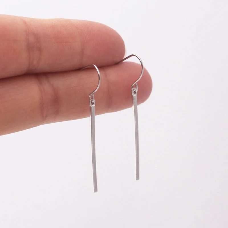 Gold Color Metal Women Hook Earrings Silver Color Dangle Earrings Female Small Earrings Simple Ear Jewelry XJ250722