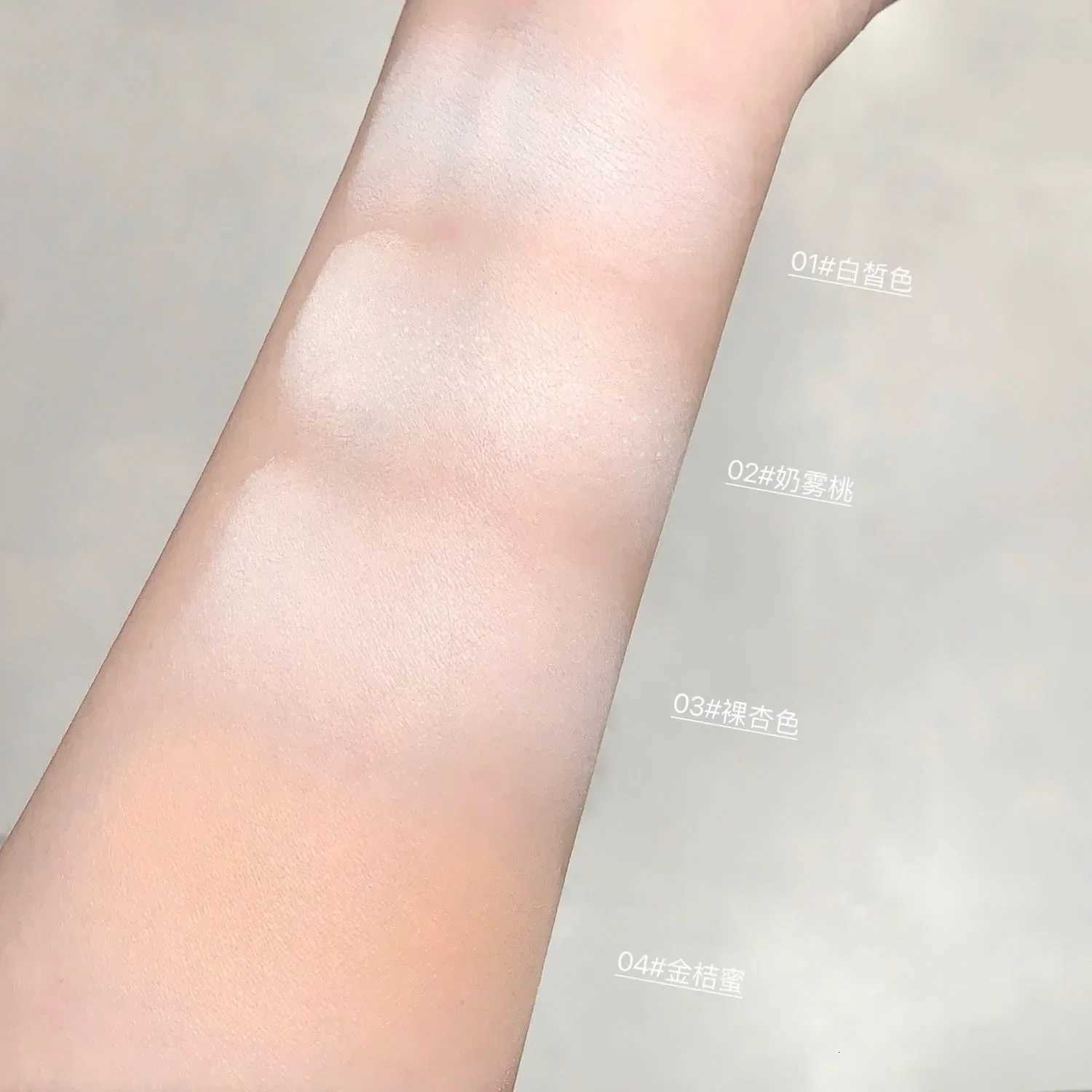 Matte White Nude Apricot Eyeshadow Makeup Lasting Fine Powder Face Highlight Silkworm Brightening Monochrome Eyeshadow PaletteW250722