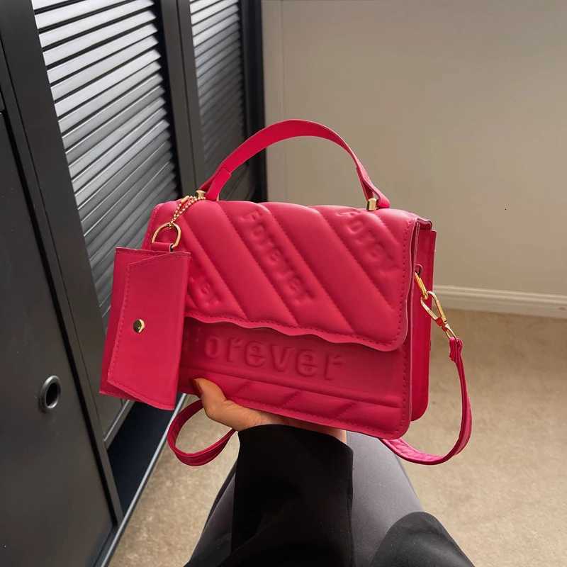 New Feshoulder Bag Quilted PU Leather Ladies Square Handbags Brand Designer Small Crossbody Bags for Women Y250722