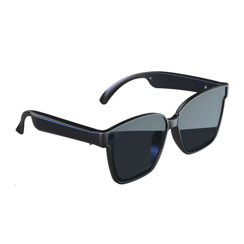 Designer brand smart bluetooth headset wireless anti-blue polarized sunglasses for music listening, calls, sports, with replaceable lenses