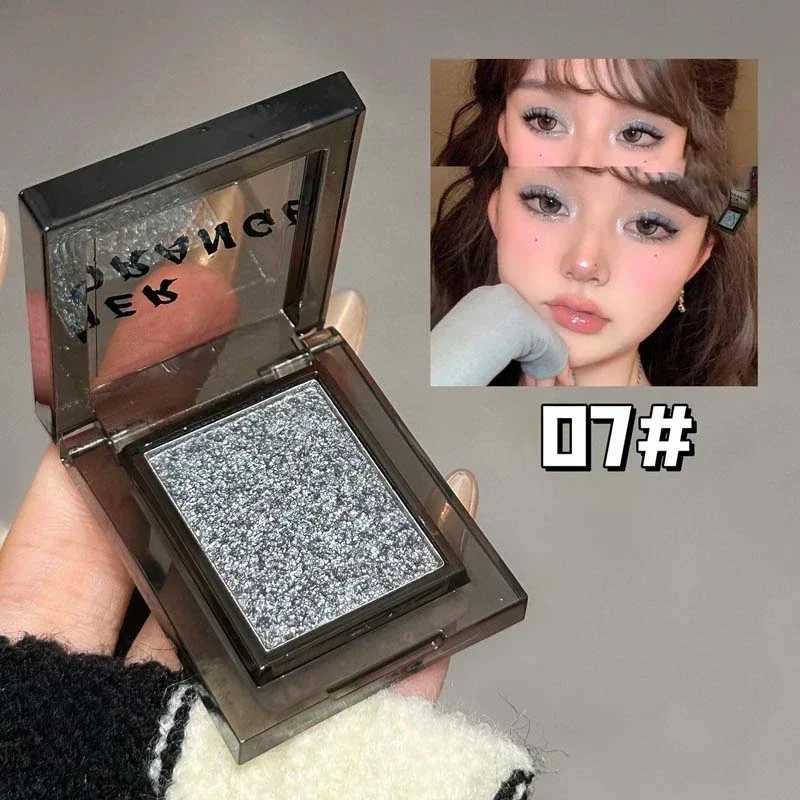 Monochrome Glitter Matte Eyeshadow Palette Blue Pigment Shimmer High Gloss Lasting Brightening Mashed Potato Shadow W250722