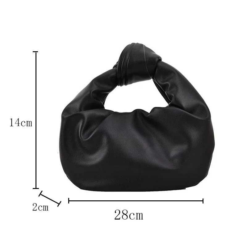 2024 INS Wen Small Handbag Shoulder Bags Party Club Sahel Ladies PU Leather Messenger Bags Fi Ruched Crossbody Bags Y250722