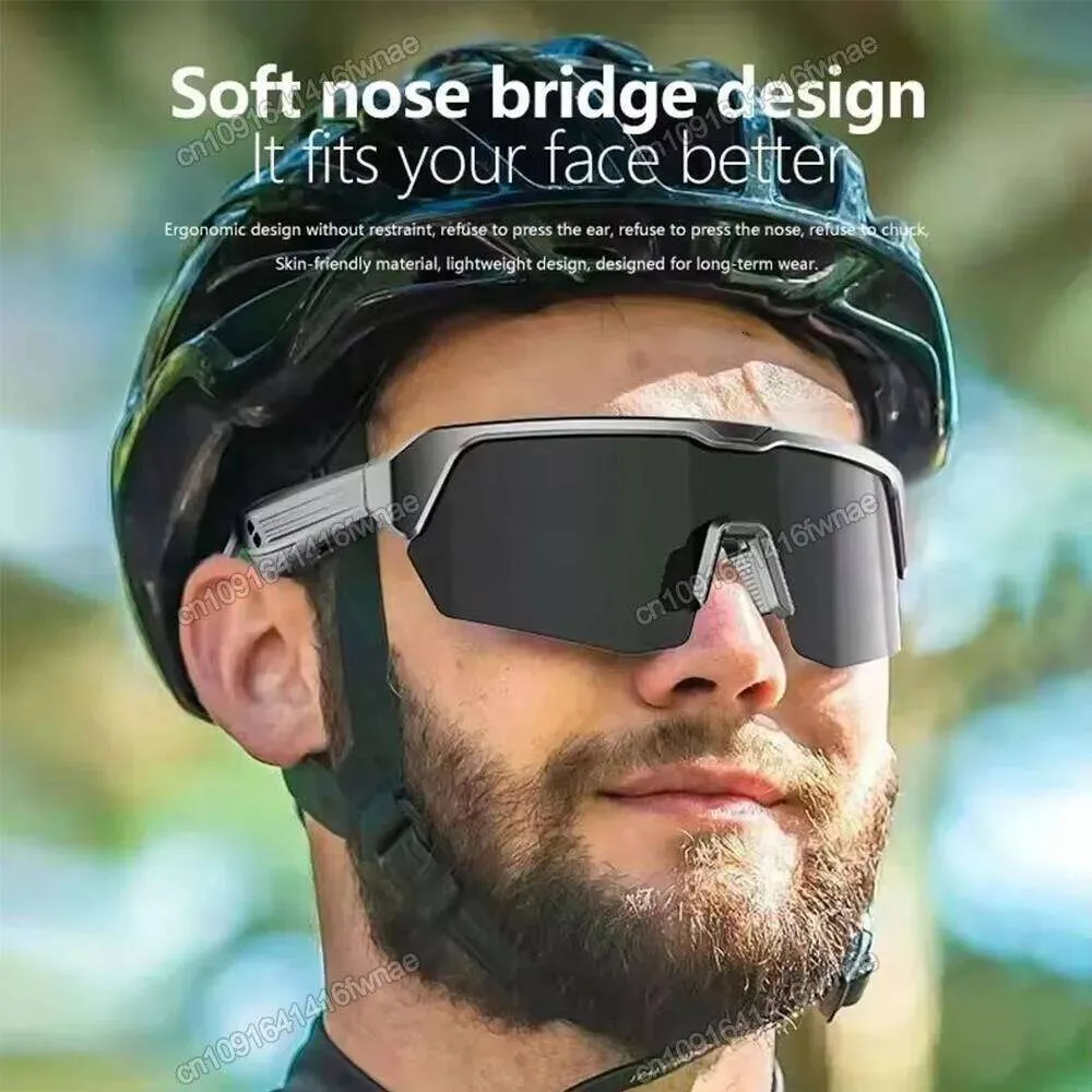 Cycling Bluetooth Smart Glasses Technology Audio Call Remote Headset Sunglasses Sport Driving Music Earbuds Headphones Men Women