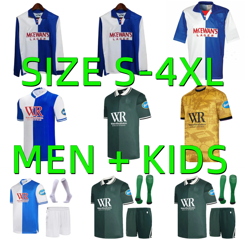 Blackburn 25 26 OHASHI SHEARER Soccer Jerseys Retro Rover 1994 1995 Vintage GUEYE DOLAN SIGURDSSON BRITTAIN TRAVIS HEDGES 2025 2026 Men kids kit football shirt