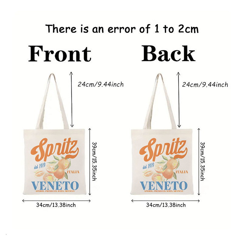 1pc Positano Lemon Flowers Leaves Women Shopper Bags Tote Canvas Plant Travel Shoulder Handbag Shopping Bag 240816