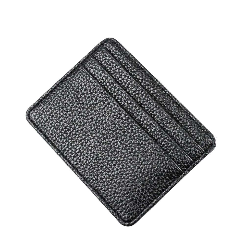 Card Holders Leather PU Credit Bank Card Case Business cardbag Embossed Lychee Pattern Multiple leathers Colors Available