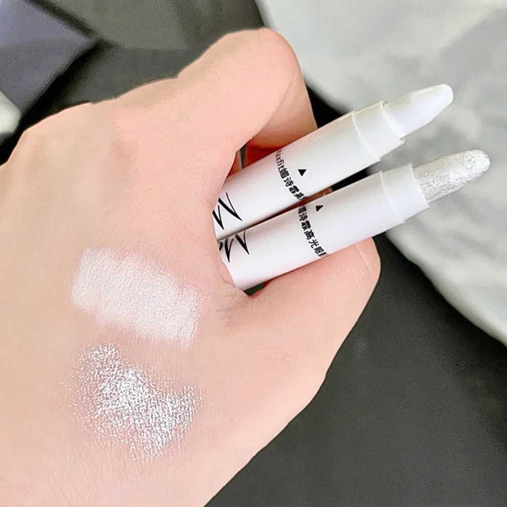 1pc Shimmering Highlight Stick Glitter White Eyeshadow Pencil for Bright Eyes Dazzling Effect Makeup Highlighter Pencil W250722