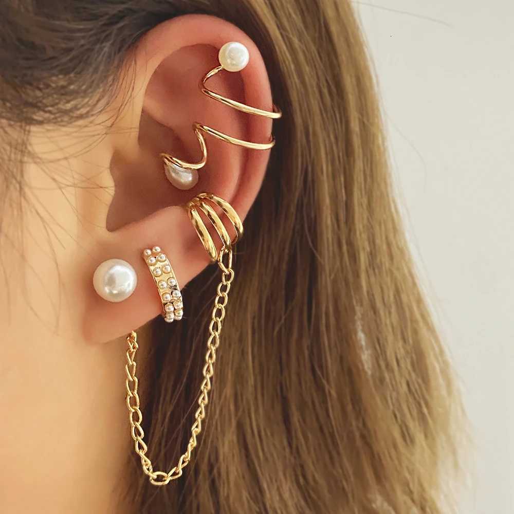 Delicate Tassel Clip Earrings Female Buckle Ear Cuff No Piercings Fake Cartilage Ear for Women 2024 Fashion Jewelry Gifts XJ250722