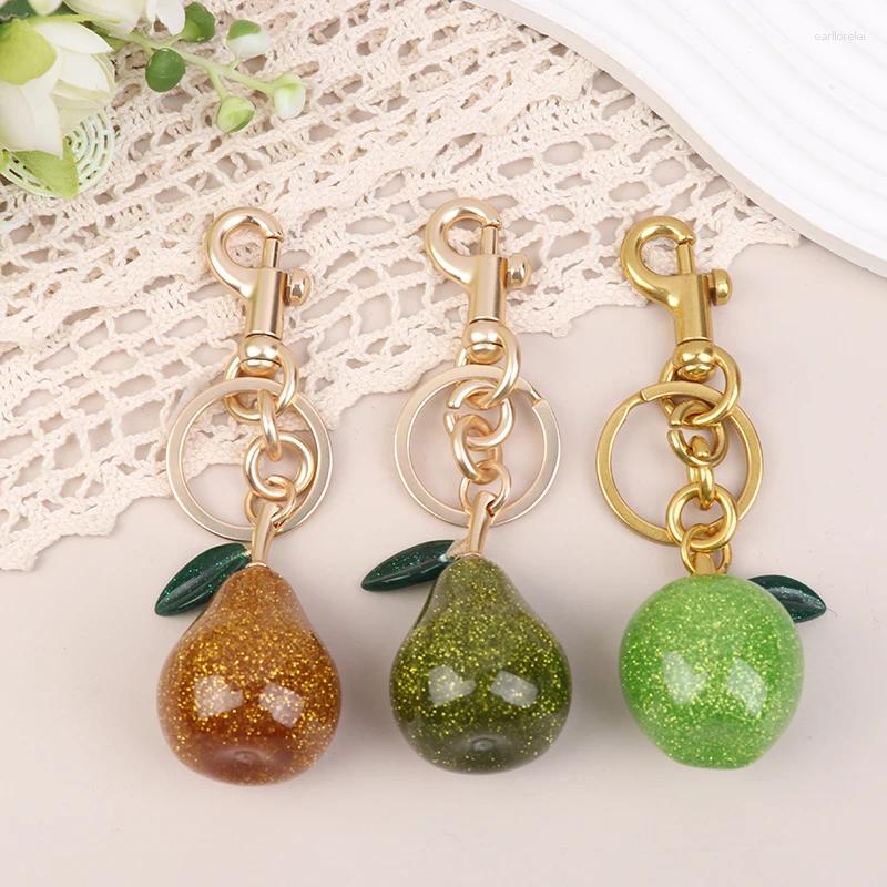 Keychains Cute Bag Charms - Pear & Apple Pendant for Handbags, Purses, Accessories, Decorative Gifts Z260130