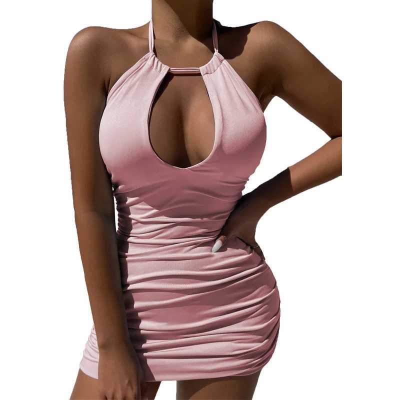 Summer New Independent Station TikTok Cross-Border Foreign Trade Womens Halter Dress XJ250722