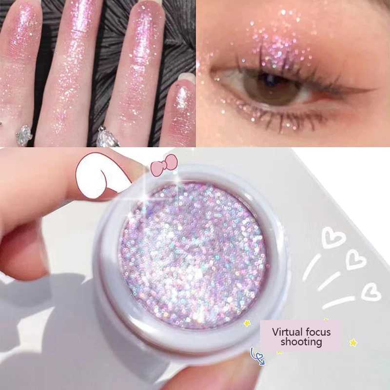 Super Shining Eyeshadow Beautiful Glitter Purple Eyeshadow Long Lasting Eye Brightening Makeup Shimmer Eyeshadow W250722
