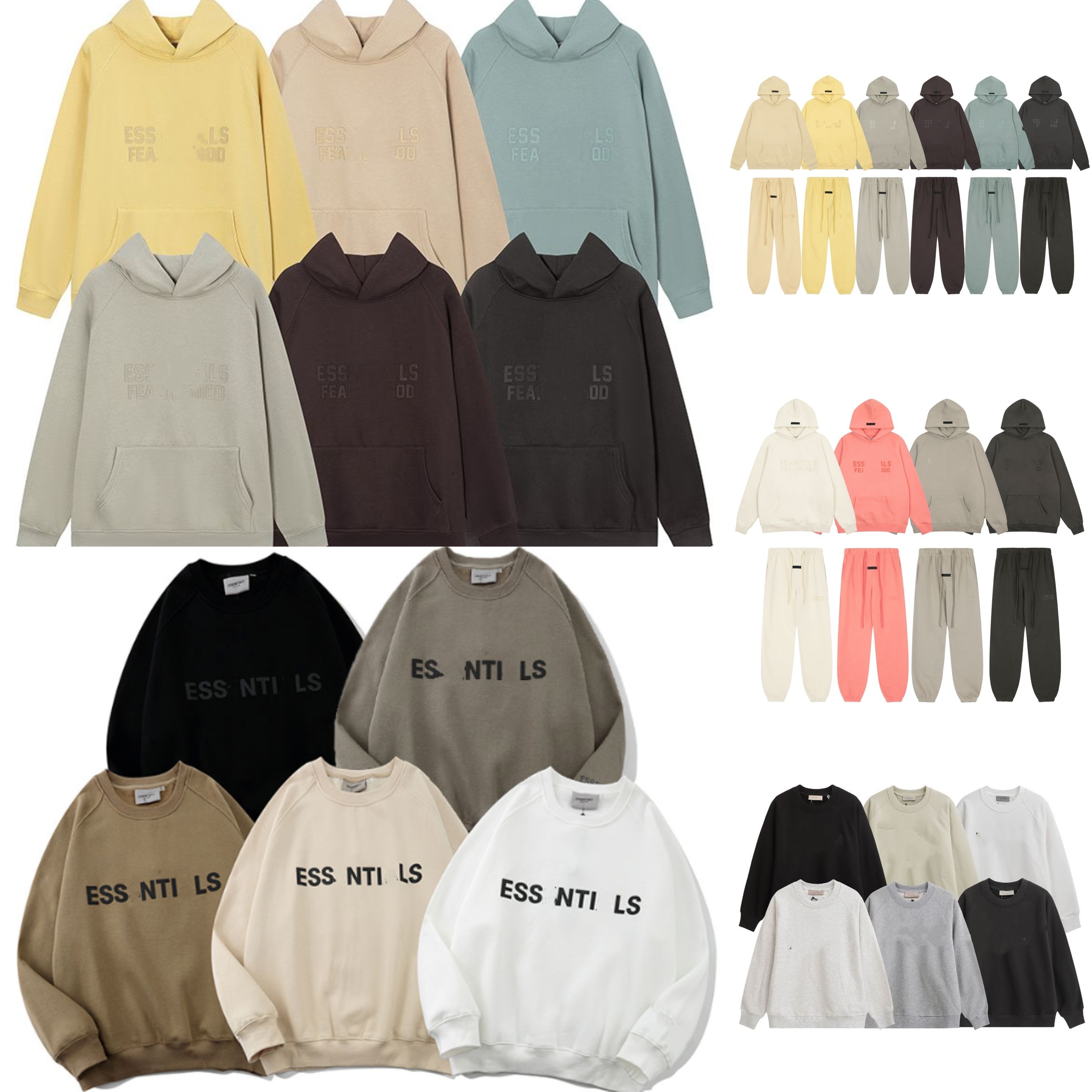 Essential hoodie Designer shorts 3D Letter essentials women t shirt weatshirt mens pants essentials Hoodies sweatpants streetwear hoody