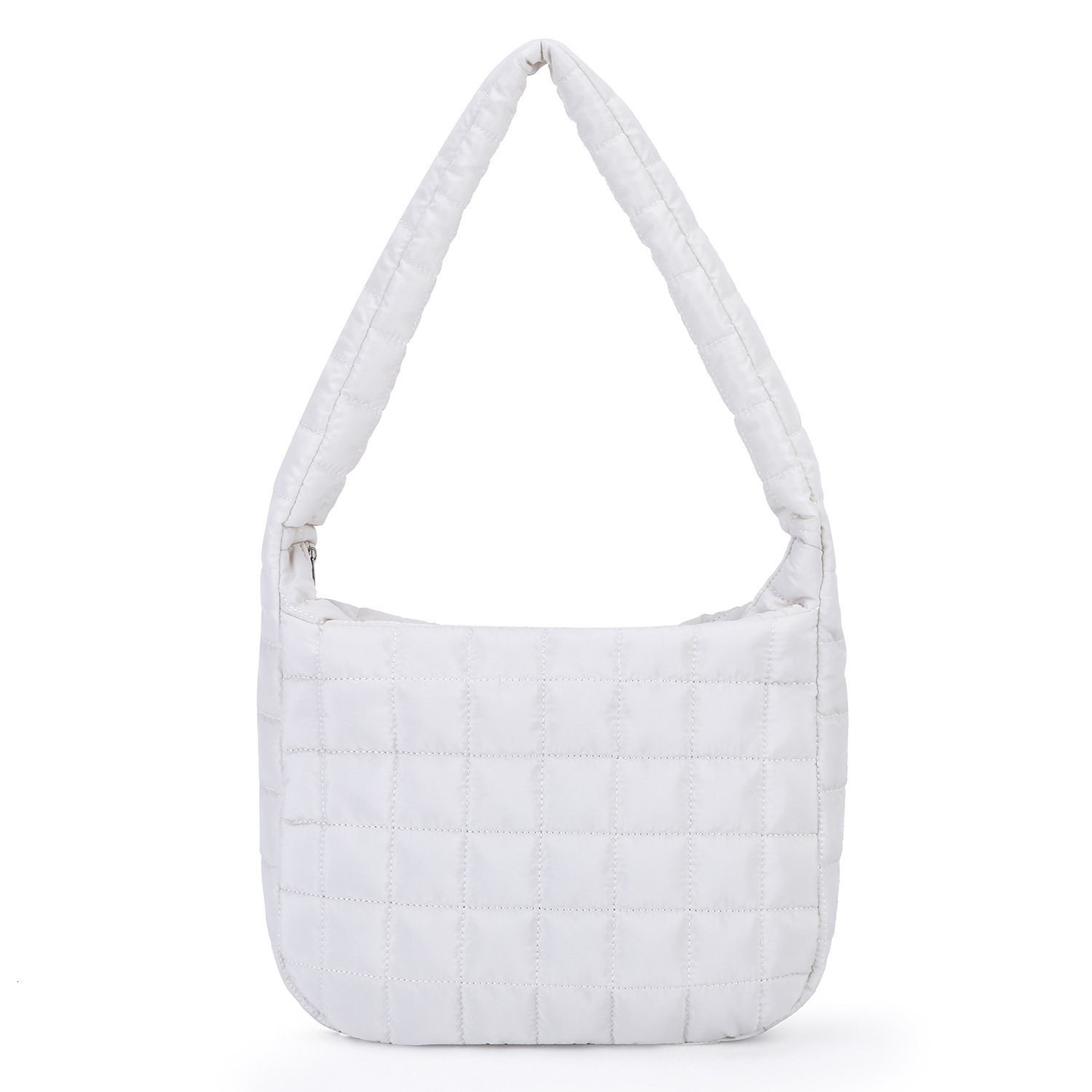 2025 new style women's handbag, large-capacity quilted dumpling bag, designer messenger bag, space cotton bag