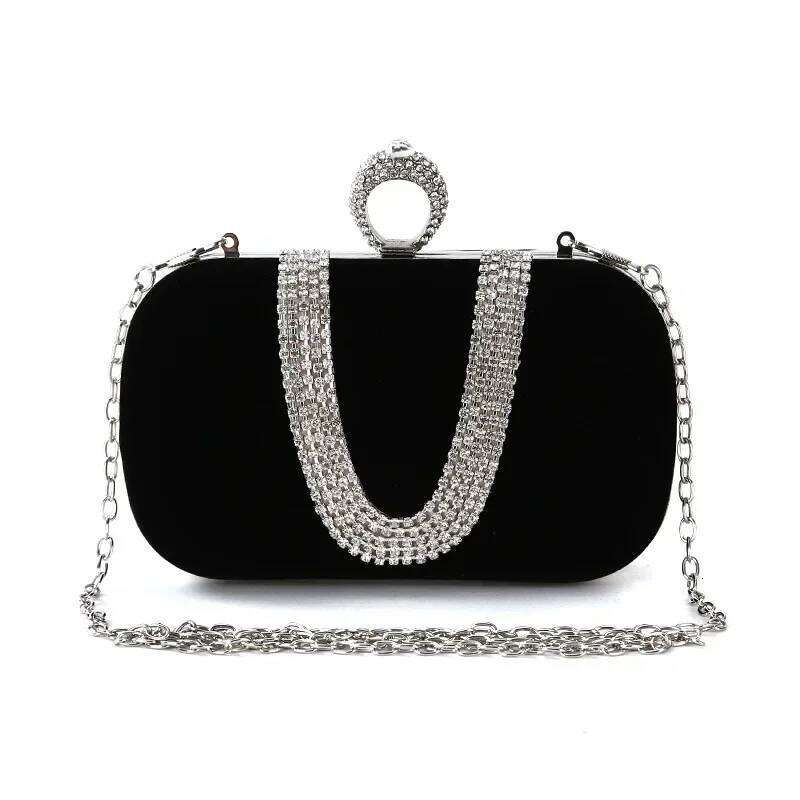 Designer Bags Women Evening Bags Dia Clutch Party Dias Lady Black Red Chain Shoulder Bag Handbags For Purse Luxury Bag