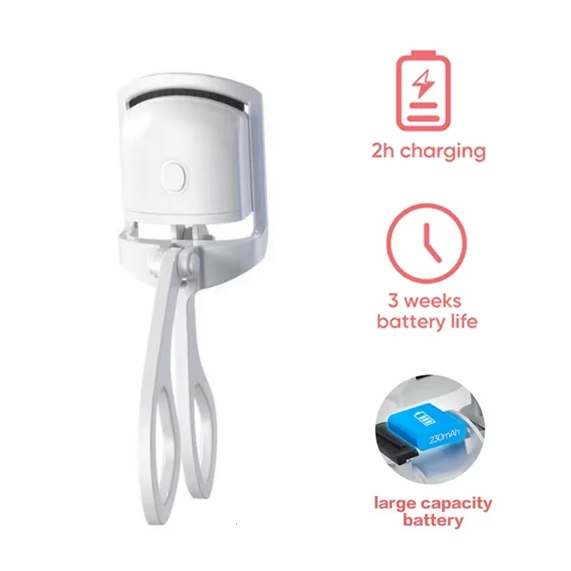 1pc ABS Electric Eyelash Curler Modern Beauty Eye Instrument For Home Long-Lasting Curl Electric Eye Lash Perm Eyelashes Clip 250716