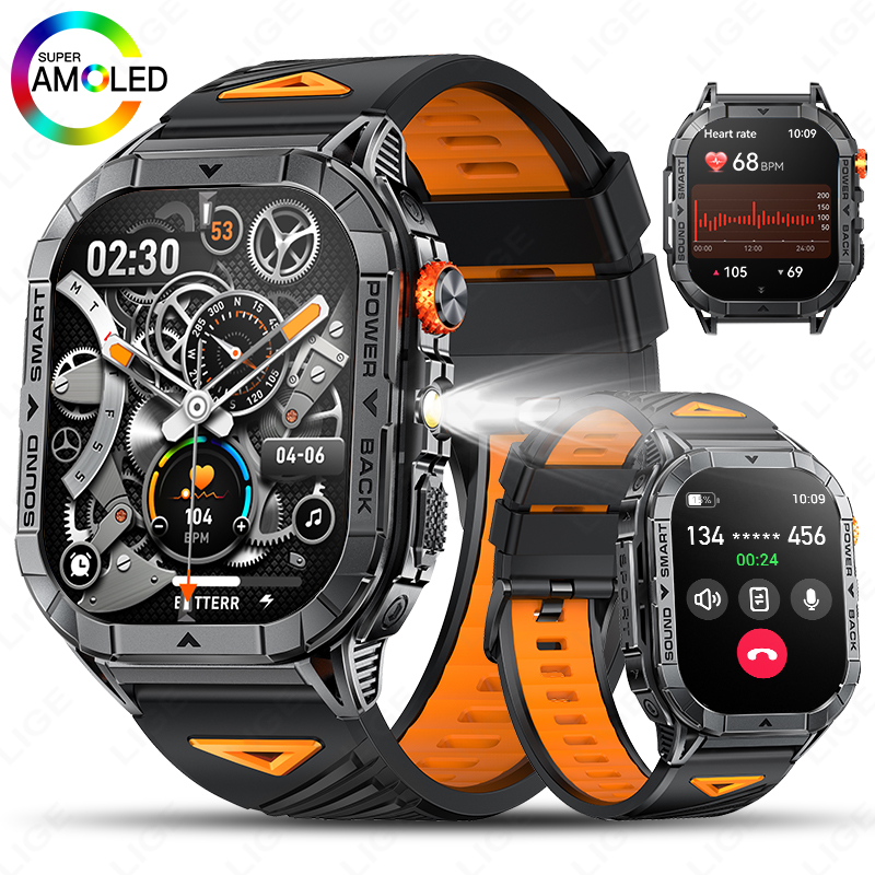 LIGE Fitness tracker, sleep health monitor with blood pressure heart rate, suitable for men and women, upgraded waterproof activity tracker watch, ped