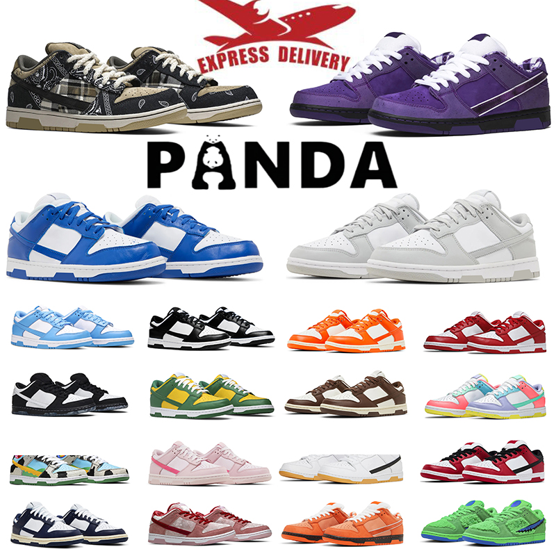 Designer Shoes Classic Style Panda Grey White Fog Black Chunky Dunky Lobster Safari Mix Triple Pink Running Valentine's Sports Shoes Mens Trainers