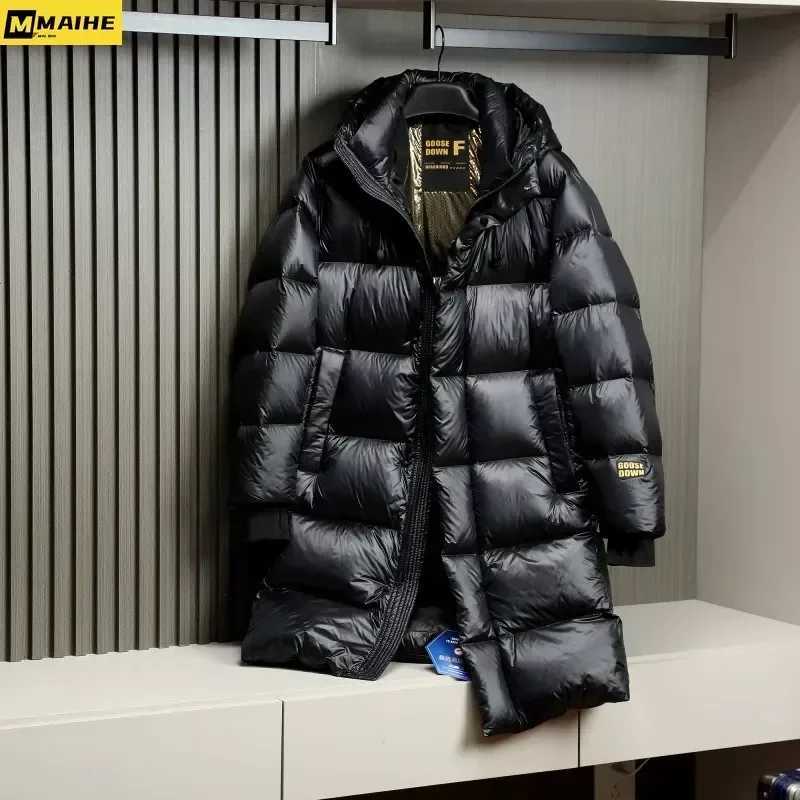 -30 Cold-proof Down Jackets Couple Clothing High-end 95% Goose Puffer Jacket for Women and Men Winter Warm Hooded Coats W250722