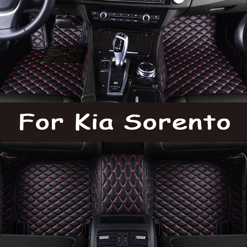 Car Floor Mats For Kia Sorento Seven Seats 2013 2014 Custom Auto Foot Pads Automobile Carpet Cover Interior Accessories