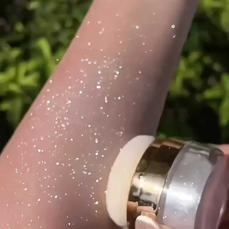 Sparkling Fairy Powder Highlighter - Shimmering Contour B for Brightening and Defining Your Features Creating a Sparkling Look W250722