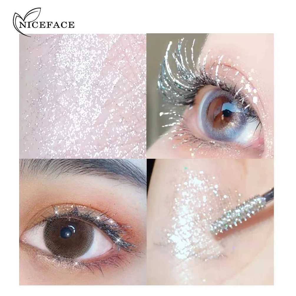 Diamond Glitter Mascara Fast Dry Eyelashes Curling Extension Makeup Waterproof Long-lasting Lengthens Eye Lash Black ChD Mascara W250722
