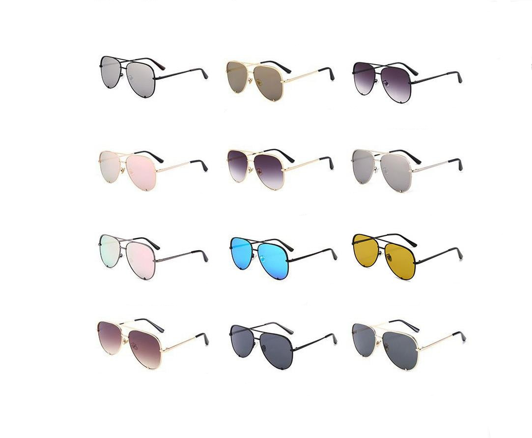 Designer Sunglasses For Women Men Round Style Sunglasses Fashion Classic Sunglasses Luxury Polarized Goggle Pilot PC Frame Oversized UV400 Eyewear PO2