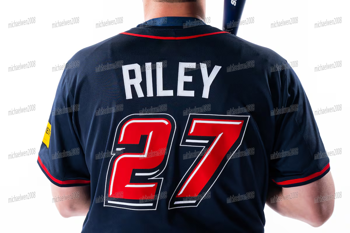 Personalized Custom 2025 Speedway Classic Jersey Ronald Acuna Jr. Michael Harris II Spencer Strider Austin Riley Marcell Ozuna Marcell Ozuna Ozzie Alb