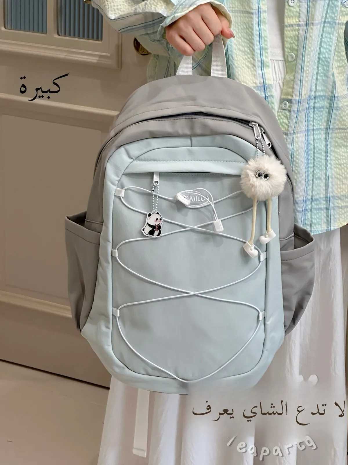Street Sle Lightweight Travel Bag for Men Casual Leisure Double Layer Bag for Middle and High School Students Large Capacity Y250722
