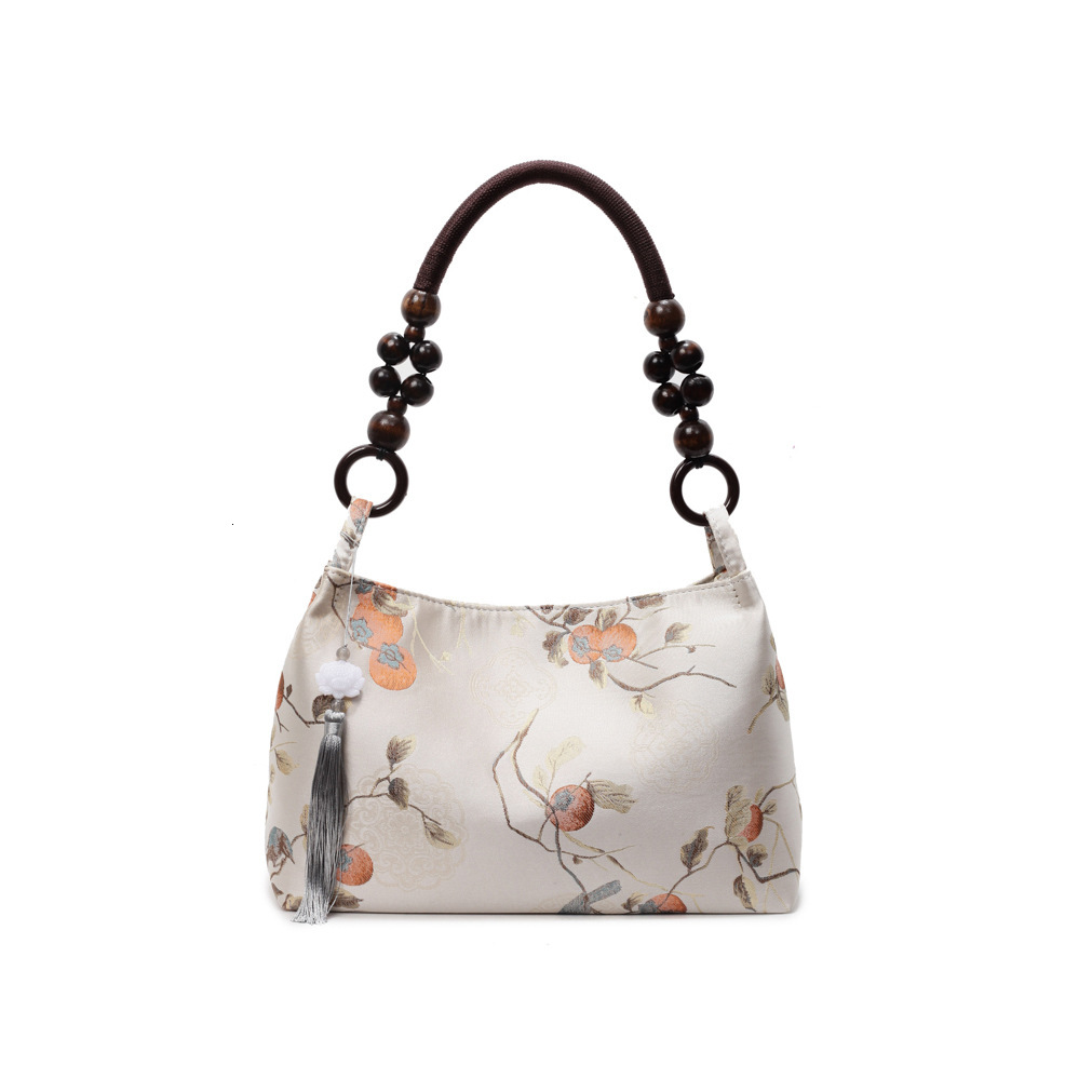 2025 New Chinese Style Beaded Handbag, Designer Embroidery Multi-Functional Single Shoulder Bag, Super Popular Handbag