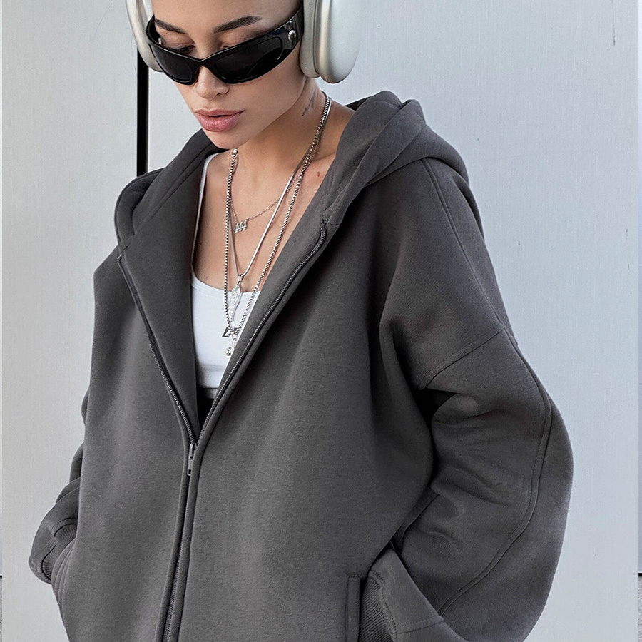 Free shipping designer coat for women Simple fashionable casual solid color comfortable jacket cardigan design