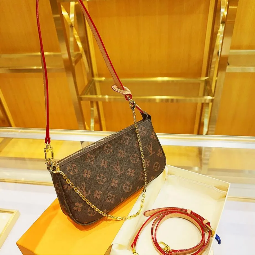 MM size 40156/M40995 Luxury designer bags Women Cross body Brown Embossed Handbag Shoulder Bags Composite Lady Clutch Tote Bag Female Coin Purse