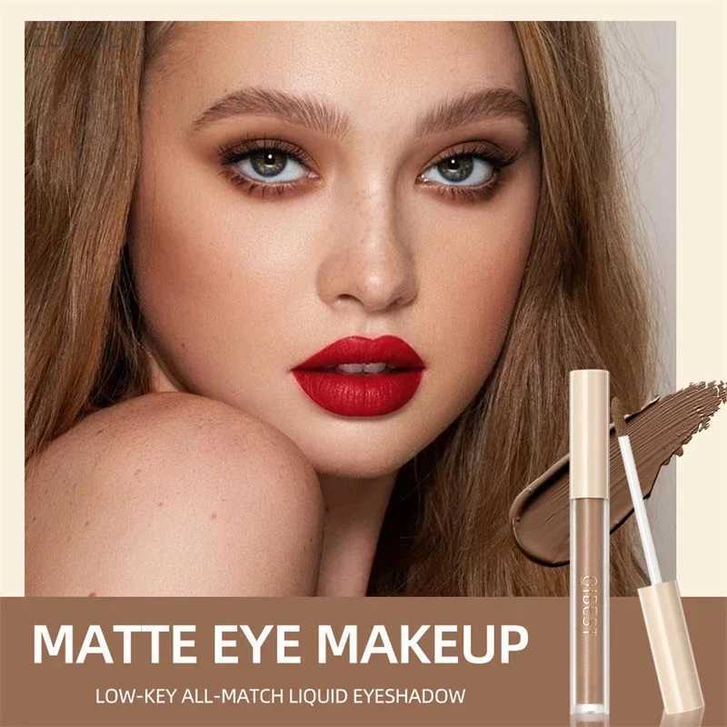 Matte Liquid Eyeshadow Cream Smooth Nude Eye Makeup Long Lasting Waterproof Eyeshadow Stick B Dual Purpose Contour Shadow W250722