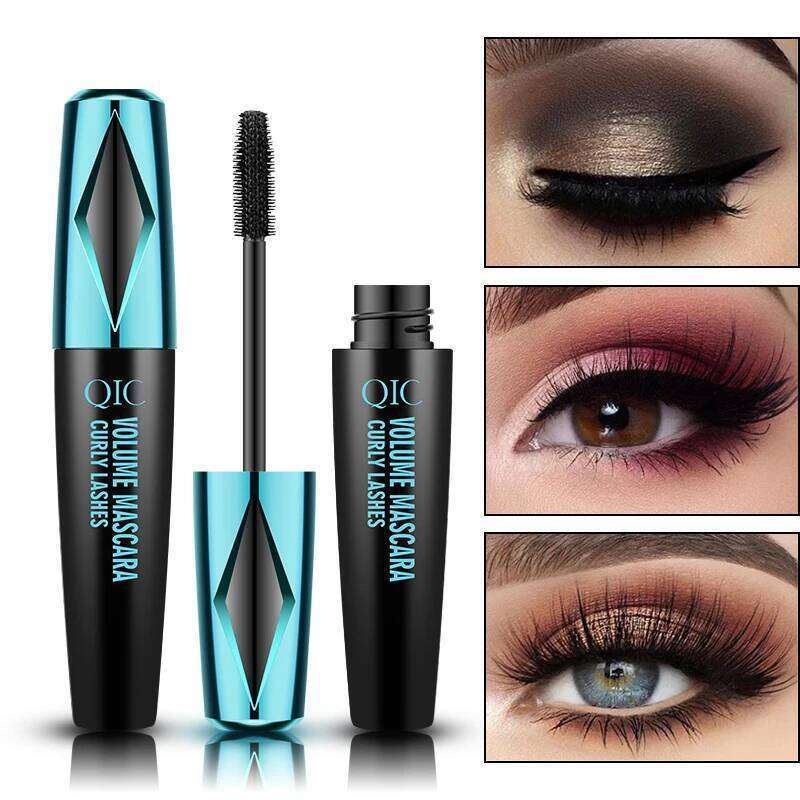 QIC 3D Mascara Lengthening Black Lash Eyelash Extension Eye Lashes Brush Beauty Makeup Long-wearing Mascara. X250722