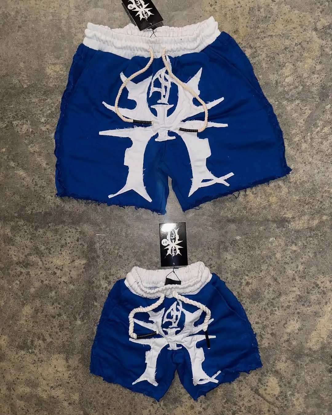 Y2K Popular Shorts Trendy Brand Summer New Patch Embroidery Pattern Casual Shorts Men Harajuku Hip Hop Oversize Sports Shorts Y250721