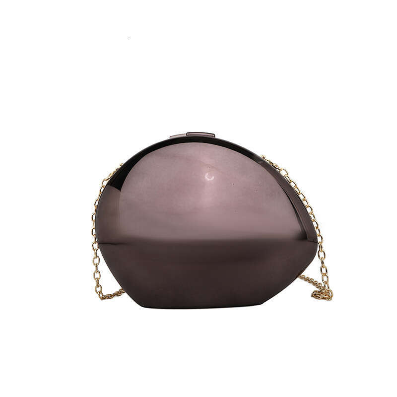 womens new oval acrylic shell goose egg box evening crossbody bag for women