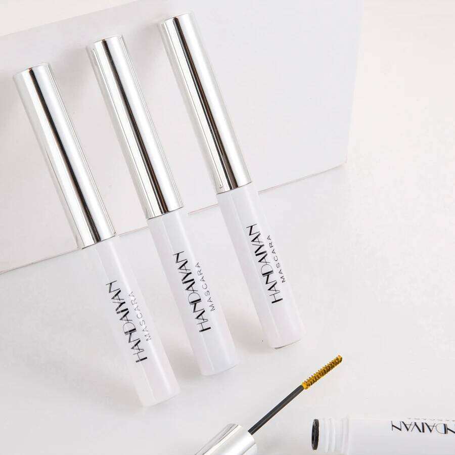 HANDAIYAN White Mascara Eyelashes Curling Liquid Pen Mascaras Makeup Eye Lash Thick Cosmetics Tool Lengthening Colored Brush X250722