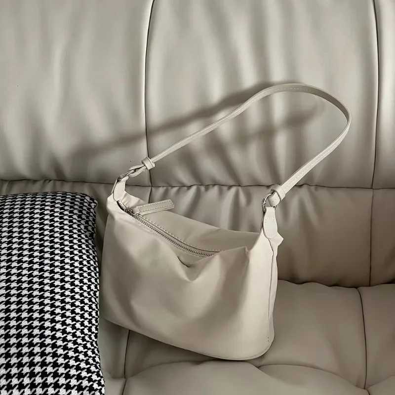 Kpop Waterproof Nylon Underarm Bag for Women Handbag Small Casual Light Ladies Shoulder Crossbody Bags Totes Female Bag XJ250704